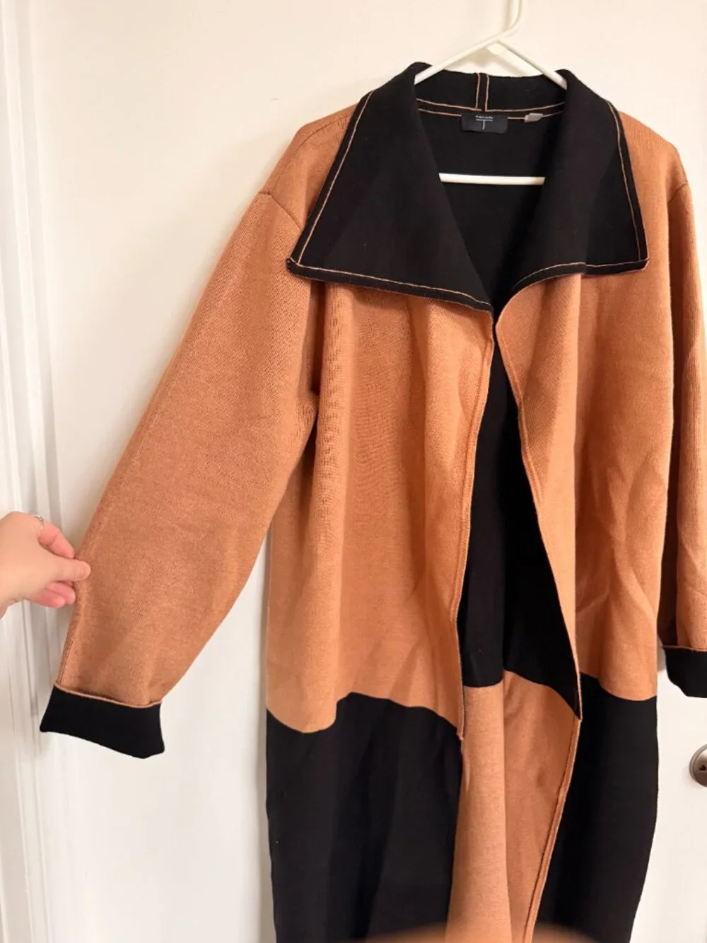 Color-Block Coatigan - Picture 2 of 8